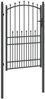 vidaXL Zauntor mit Spitzen EMMEN 200 x 100 cm 42009021 Bild 5