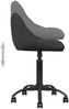 vidaXL Bürostuhl 360 Grad drehbare Rollen, Samt schwarz, 44 x 46 x 67,5 cm Bild 5