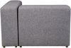 Sofa-Modul Suldal Longchair Textil Grau [en. casa] Bild 5