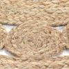vidaXL Teppich Flechtmuster Jute 120 cm Rund 245343 Bild 4