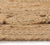 vidaXL Teppich Flechtmuster Jute 120 cm Rund 245343 Bild 3