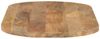 vidaXL Tischplatte 110x50x2,5 cm Oval Massivholz Mango 370127 Bild 4