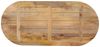 vidaXL Tischplatte 110x50x2,5 cm Oval Massivholz Mango 370127 Bild 5