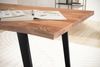 Bürotisch Massiv Baumkante | Schreibtisch Groß Naturholz | Computertisch Industrial Design | Büro Profi | 160x80cm Goldbraun | Atoll von Kadima Design Bild 4