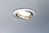 Paulmann Premium Einbauleuchten Set Coin satiniert rund schwenkbar LED 3x6,8W 2700K 230V 51mm Chrom/Alu Zink6326 Bild 4