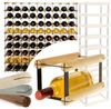 Modo24 Weinregal RW8 Flaschenregal Metall - Holz Flaschenständer 1 bis 81 Flaschen, / 81 Varianten / 3 Farben / Industrial Design Bild 4