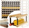 Modo24 Weinregal RW8 Flaschenregal Metall - Holz Flaschenständer 1 bis 81 Flaschen, / 81 Varianten / 3 Farben / Industrial Design Bild 5