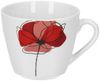 Van Well Monika 6er Set Kaffeetasse + Untertasse, Kaffee-Set, Blumendekor, edles Marken-Porzellan Bild 2