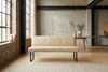 KAWOLA Esszimmerbank ELEEN Leder beige 243cm 85 x 69 x 243 cm Bild 4