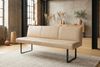 KAWOLA Esszimmerbank ELEEN Leder beige 243cm 85 x 69 x 243 cm Bild 2
