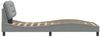 vidaXL Bettgestell ohne Matratze "Hvar" Hellgrau 90x200 cm Stoff 3207744 Bild 5
