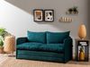 2-Sitzer-Schlafsofa, 'Saga', 66 x 70 x 148, Petrolgrün Bild 3