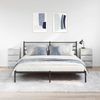 vidaXL Nachttische mit 3 Schubladen 2 Stk. Betongrau 39x35x65 cm 861344 Bild 3