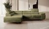 Selsey 'Stevil' Ecksofa mit Schlaffunktion, links – Grün – Cord Bild 2