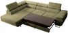Selsey 'Stevil' Ecksofa mit Schlaffunktion, links – Grün – Cord Bild 4