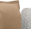 vidaXL 1-Sitzer Sessel mit Kissen Rattan-Look PP Weiß 8011878 Bild 5