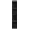 vidaXL Würfelregal 12 Fächer Schwarz Holzwerkstoff 860014 Bild 5