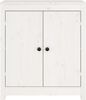 vidaXL Sideboard Weiß 70 x 35 x 80 cm Massivholz Kiefer [813720] Bild 4
