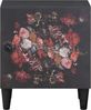 vidaXL Nachttisch mit Tür Schwarz 40 x 33 x 46 cm Massivholz Mango 4018696 Bild 3