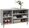 vidaXL Schuhregal Betongrau 102x36x60 cm Holzwerkstoff 819744 Bild 4