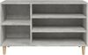 vidaXL Schuhregal Betongrau 102x36x60 cm Holzwerkstoff 819744 Bild 5