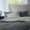 Cotonea Bio Satin Wende Bettwäsche 155x220 cm grau/anthrazit Bild 2