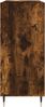 vidaXL Plattenschrank Räuchereiche 84,5x38x89 cm Holzwerkstoff 831769 Bild 5