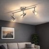 LED Deckenleuchte, Spots/Arme beweglich, Chrom, L 43 cm Bild 2