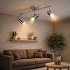 LED Deckenleuchte, Spots/Arme beweglich, Chrom, L 43 cm Bild 3