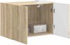 vidaXL TV-Wandschrank Sonoma-Eiche 59,5 x 31 x 40 cm Holzwerkstoff 892333 Bild 3