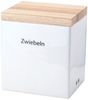 Continenta Vorratsdose, Keramik, (Set, 2-tlg), für Zwiebeln und Knoblauch, mit Holzdeckel Bild 2