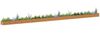 vidaXL Hochbeet Hellbraun 1164 x 50 x 36 cm Verzinkter Stahl 42017351 Bild 3
