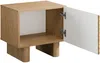 Vente-unique - LUDIMA Bedside table Holz, Platte Beige - B 36,8 cm x H 46,1 cm x L 50 cm Bild 4