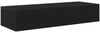 vidaXL Wandregal mit Schubladen Schwarz 100x36x19 cm Holzwerkstoff 859987 Bild 2