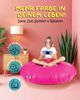 PATCH HOME 2 in 1 Sitzsack Sessel – Ø155 cm – Pink, bequemer Sitzsack aus Luxus-Polyester-Gewebe, bereits befüllt Bild 4