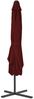 vidaXL Sonnenschirm mit Stahl-Mast 250x250x230 cm Bordeauxrot 312514 Bild 3