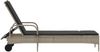 vidaXL Sonnenliege mit Rollen und Auflage Hellgrau Poly Rattan 368313 Bild 5
