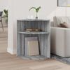 vidaXL Beistelltisch Graues Sonoma 39,7 x 39,7 x 60 cm Holzwerkstoff 891136 Bild 4