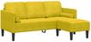 vidaXL Sofa Set mit Kissen Gelb Polyester 42001932 Bild 2