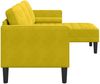 vidaXL Sofa Set mit Kissen Gelb Polyester 42001932 Bild 5
