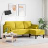 vidaXL Sofa Set mit Kissen Gelb Polyester 42001932 Bild 3