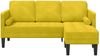 vidaXL Sofa Set mit Kissen Gelb Polyester 42001932 Bild 4