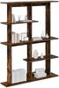 vidaXL Wandregal Raucheiche 102 x 20 x 130 cm Holzwerkstoff 8012056 Bild 2