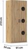 rauch Allrounder, Wäscheschrank, 2-türig, Farbe Eiche Artisan, BxHxT 91x210x54cm Bild 4