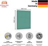 Rheinland Möbel FocusWall WAQ0505 – Quadratischer Akustik-Wandabsorber 50×50 cm in Stofffarbe Campeche inkl. Montage-Set - Made in Germany - Klasse A, Stoffbezug, schwer entflammbar Bild 2
