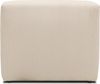 DOMO. collection Polsterhocker 800011, 1FEL, Rechteckig, individuell kombinierbar, modularer Cord Fußhocker, Polstergarnitur, 85 x 108 x 69 (BxTxH), creme Bild 4