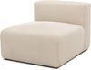 DOMO. collection Polsterhocker 800011, 1FEL, Rechteckig, individuell kombinierbar, modularer Cord Fußhocker, Polstergarnitur, 85 x 108 x 69 (BxTxH), creme Bild 2
