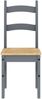 vidaXL Essstühle 2 Stk. Grau 40x46x99 cm Massivholz Kiefer 4005727 Bild 4