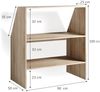 Dachschräge Regal Sonoma 90 x 100 cm Vicco Bild 3