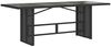 vidaXL 9-tlg. Garten-Essgruppe mit Kissen Schwarz Poly Rattan 3212487 Bild 4